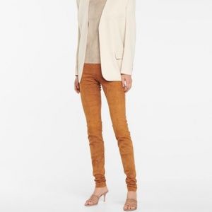 Stouls 100% lamb skin leggings women XS